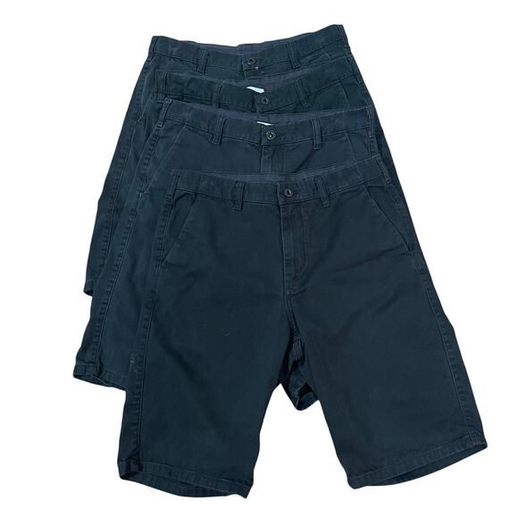 (4) Y2K DC Shoes 29 men short capris black bundle classic summer goth minimal